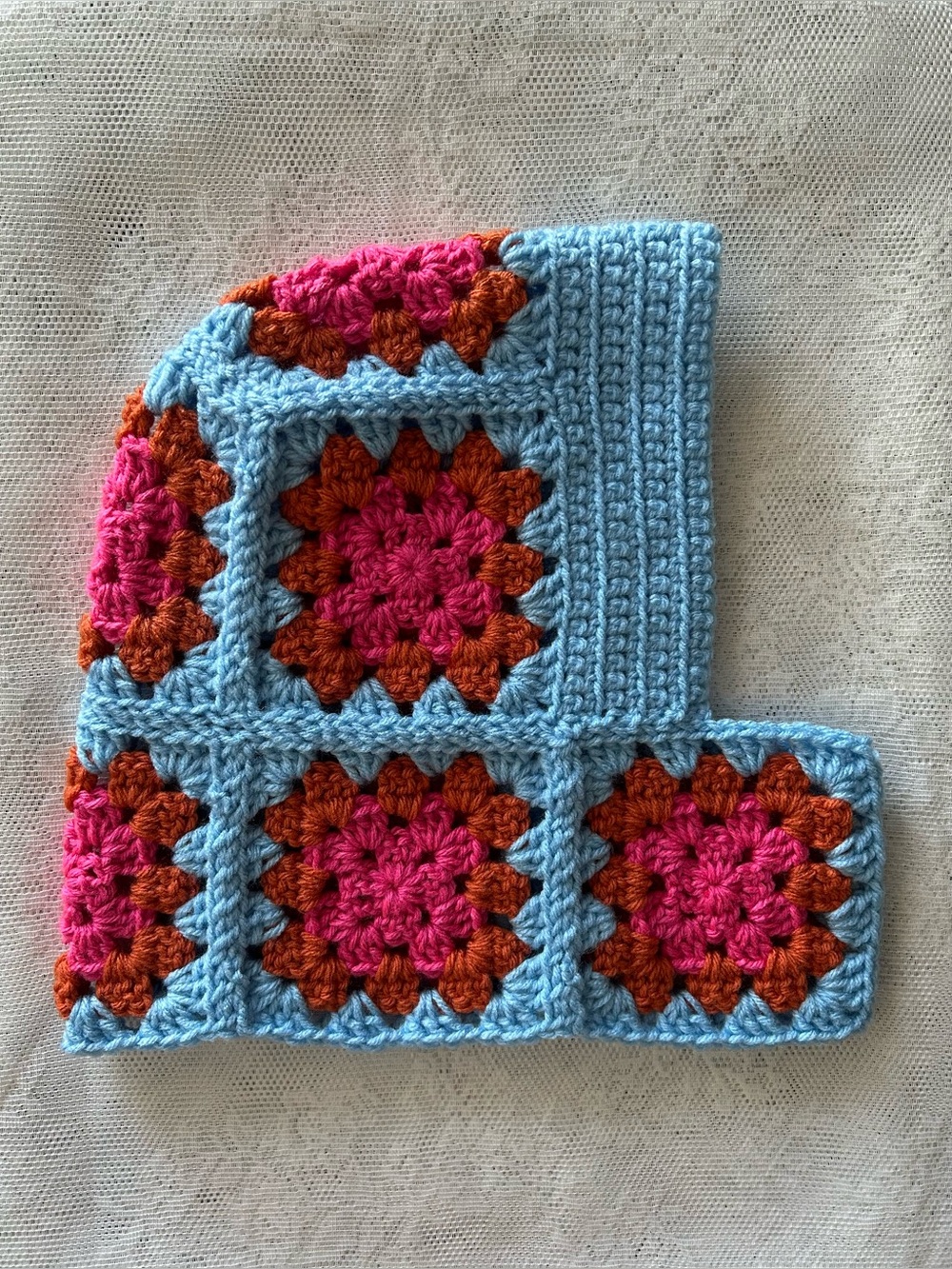 Granny Square Crochet Balaclava